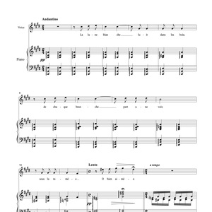 Obras para voz y piano - Canciones Originales