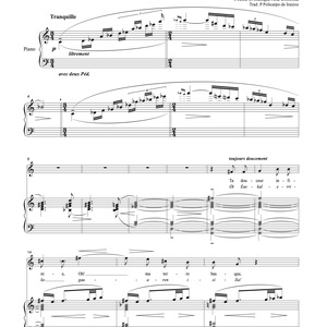 Obras para voz y piano - Canciones Originales